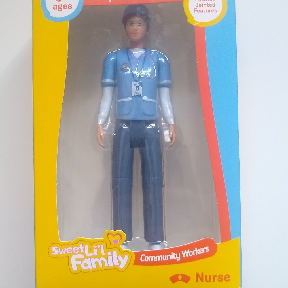 Beverly Hills Doll Collection Nurse Dollhouse Play Figure - Medical Nurse Action